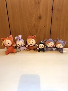 ディズニー　ロストキッズ　ぬいぐるみチャームセット