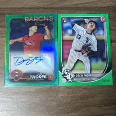 Drew Thorpe Topps 2枚set RC Auto