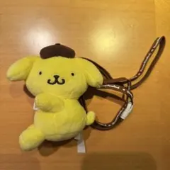 ポムポムプリン　ぬいぐるみストラップ　ライトアクセサリー　ピューロランド
