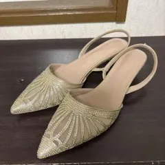 大きいサイズ　パーティ用バックサンダル