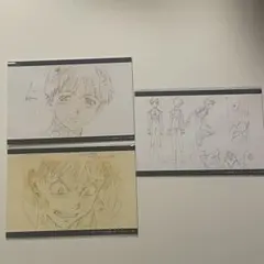 【新品未開封】エヴァンゲリオン 原画ポストカード 3枚セット 碇シンジ