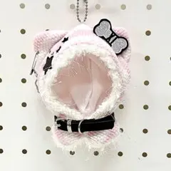 10cm　ぬいぐるみ服　ピンクのポンチョ　ぬい服のサムネイル