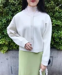 INGNI イング 2WAYスナップボタンクロップドカーディガン