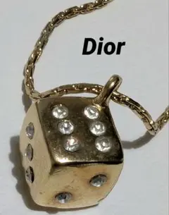 【Dior】ブレスレットネックレスセット　サイコロ　シルバー ディオール Dior ネックレス シルバー CDロゴ キューブ ラインストーン