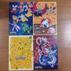 ポケモンくら寿司コラボ　下敷き4枚コンプセット！
