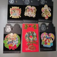 Disney 森永 世界の旅コレクション ピンバッジ 26種類コンプリート