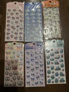 ぷくっとシール　サンリオ 全6種類