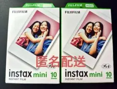 FUJIFILM instax mini インスタントフィルム 10枚入り×2