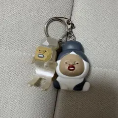 こびとづかん　フィギュア&指輪セット フィギュアは、キーホルダーになっています