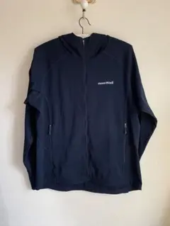 mont-bell ネイビー フルジップパーカー