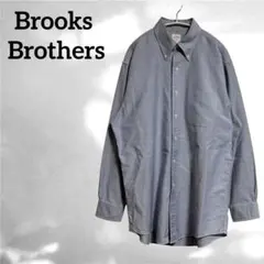【ブルックスブラザーズ】(L相当)オックスフォード BDシャツ スーピマコットン