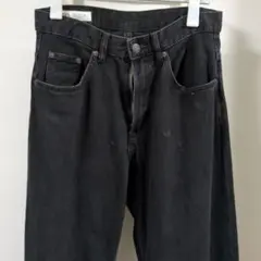 ZARA ブラック ストレートデニム EUR34