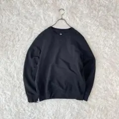 UNIQLO スウェットトレーナー（M）黒　メンズ　裏地パイル