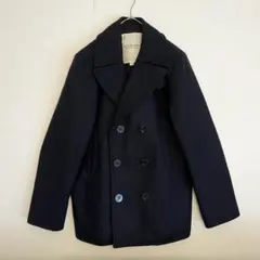 未使用級美品✨　ポロラルフローレン　ピーコート　ウール　ブラック　黒　メンズ 2025年最新】Ralph Lauren メンズ ピーコート・ウールコートの