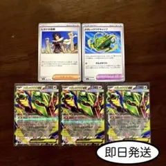 レ*イ様 ポケモンカード メガレックウザEX RRヒガナの信頼 SR 3枚