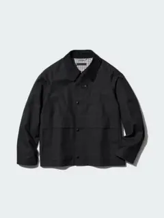 美品 ユニクロ ユーティリティショートブルゾン ブラック M