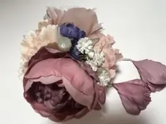 卒業式入学式フラワーコサージュピンク