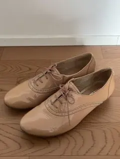 REGAL レディース　エナメルレースアップシューズ　ピンク