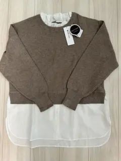 新品タグ付　グローバルワーク　メルティドッキングプルオーバー　Ｌ