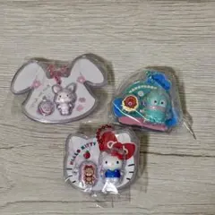 サンリオ パッケージチャーム　キティ ハンギョドン ウィッシュミーメル