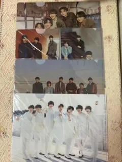 なにわ男子クリアファイル4枚セット