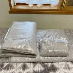 美品】ニトリ ラビットタッチ寝具3点（掛けカバー・敷パッド・ピロー 