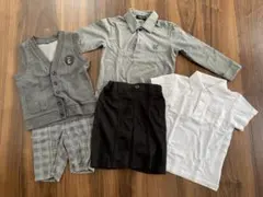 長袖 ズボン ベスト ポロシャツ 男の子 服 冠婚葬祭　90 100 110