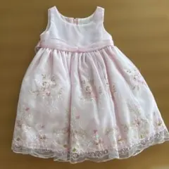 ドレス(パニエ付き)女の子　80サイズ程度