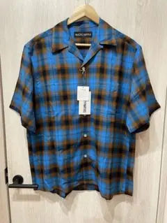 WACKO MARIA OMBRE CHECK OPEN COLLAR シャツのサムネイル