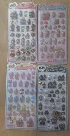 モンチッチ うるちゅるPOP SEAL 4種セット(カミオジャパン国内正規品)