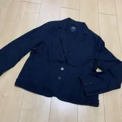 美品☆ gap シャツジャケット　コットン☆ ネイビー　M