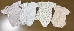 新生児肌着　50-60 4枚セット