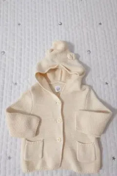 GAP くまさんカーディガン　ニットパーカー　70㎝