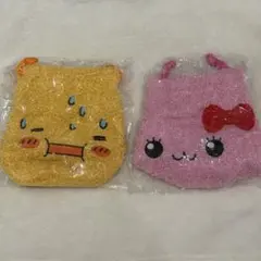 しずくちゃん もこもこ巾着ポーチ／うるおいちゃん＋アセオくんセット