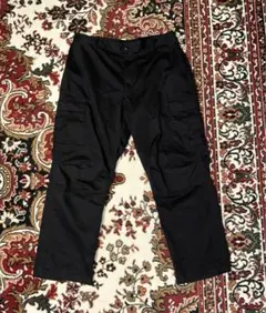 バギーカーゴパンツ ワイドパンツ メンズ ブラック