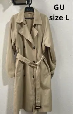 GU トレンチコート Lベージュ