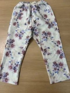 花柄ロングパンツ (後ろポケット付き)