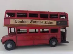 ロンドンバス モデル 赤色 約30cm