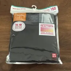 UNIQLO ヒートテックコットン　クルーネックT 150 ブラック