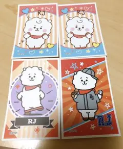 BT21 デコステッカー RJ 4枚セット
