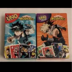 ハッピーセット 僕のヒーローアカデミア UNO 爆豪 緑谷 2種セット