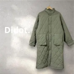 【大人気 Didot.】キルティングロングコート / パディングコート 長め丈