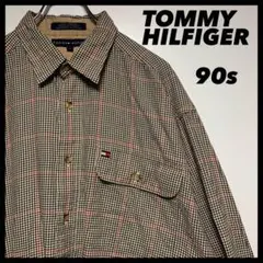 古着　90s 00s TOMMY HILFIGER アースカラー　9