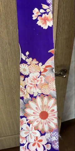 錦紗ちりめん　はぎれ　11.5×110