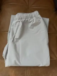 グレー エラスティックウエストパンツ