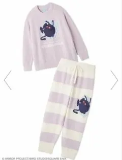 ジェラートピケ　ドラクエ　ドラキー　ベビモコプルオーバー&ボーダーロングパンツ