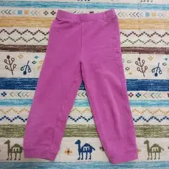 ユニクロ　キッズ　レギンス　スウェット　長ズボン　ピンク　110