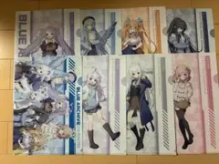 ローソン限定　ブルーアーカイブクリアファイル8種　フルコンプセット