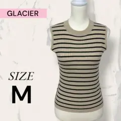 GLACIER グラシア トップス ニット セーター ノースリーブ ボーダー
