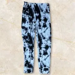 wonder nation タイダイ スキニーパンツ 【M7-8)】裏毛暖かい